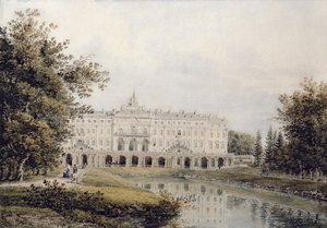 Vue du Grand Palais de Strelna près de Saint-Pétersbourg, 1841 - Yegor Yegorovich Meier